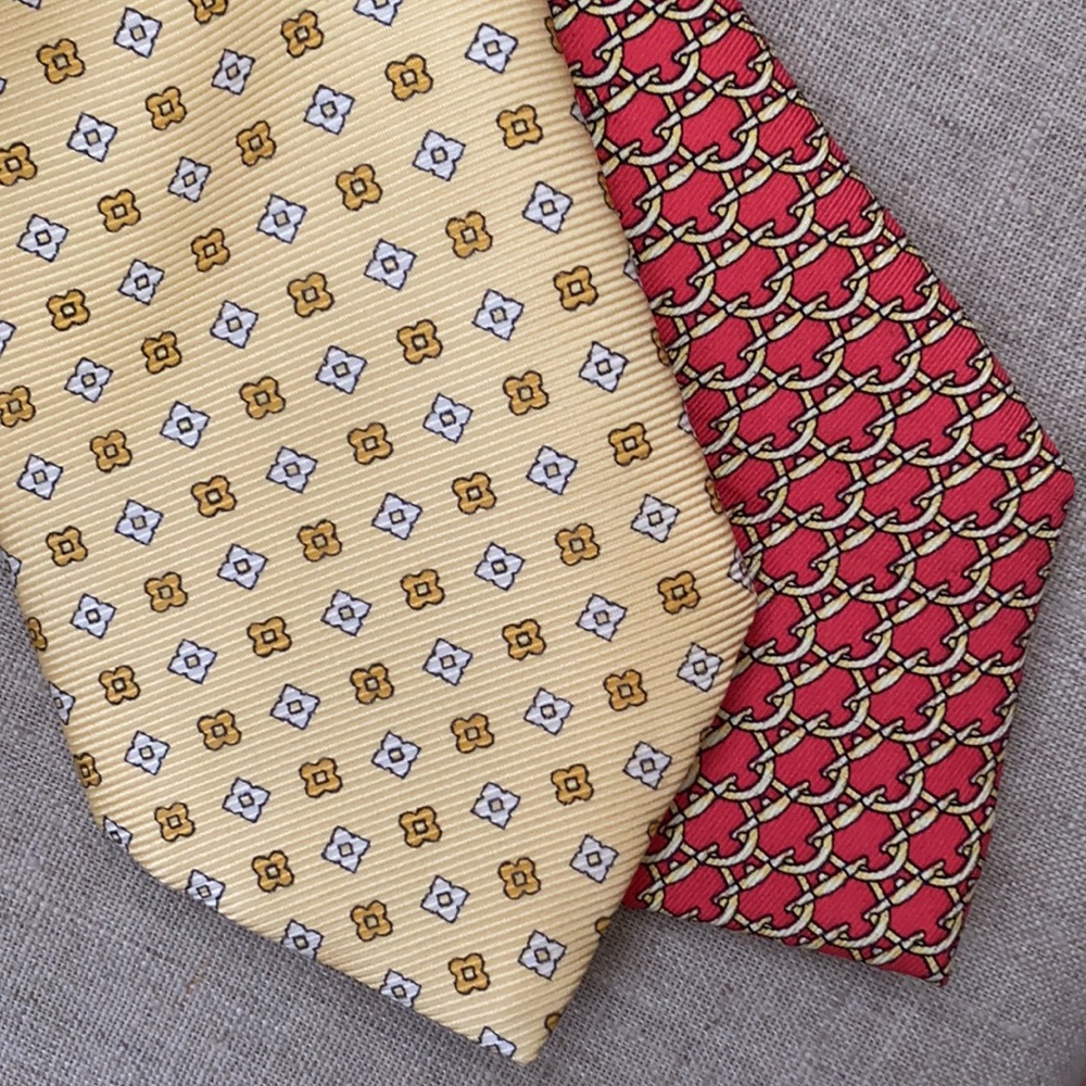 J. McLaughlin silk neck ties